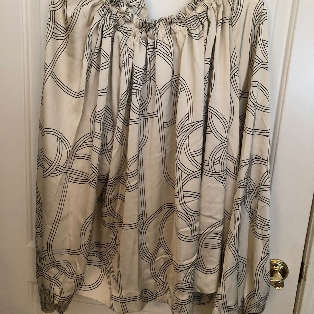 H&M Blouse with balloon sleeves.  NWOT